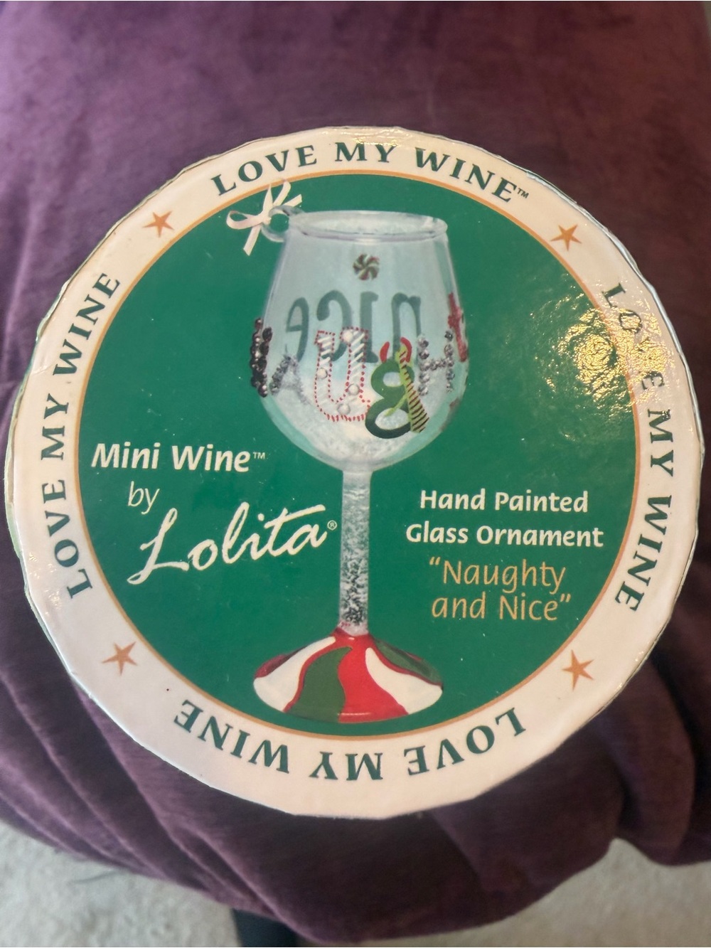 Lolita, mini wine, glasses, and martini glasses set
